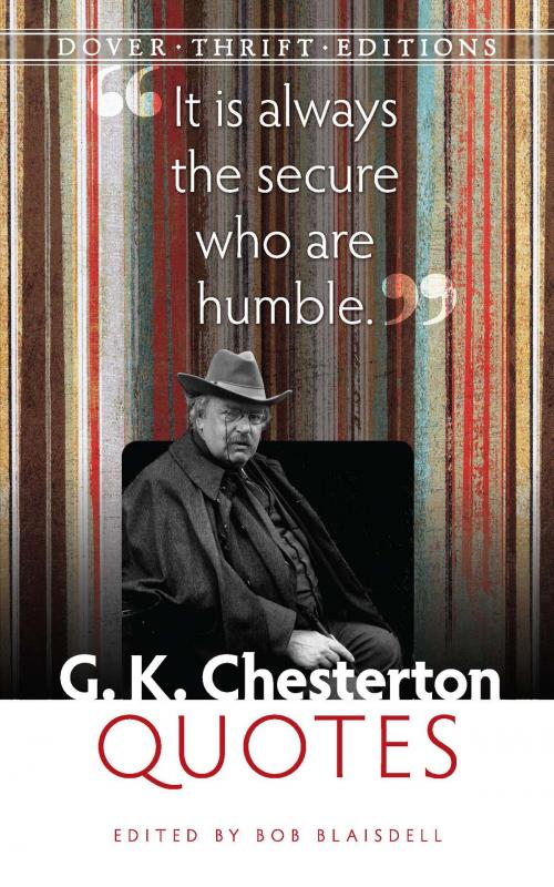 Cover of the book G. K. Chesterton Quotes by Bob Blaisdell, Dover Publications