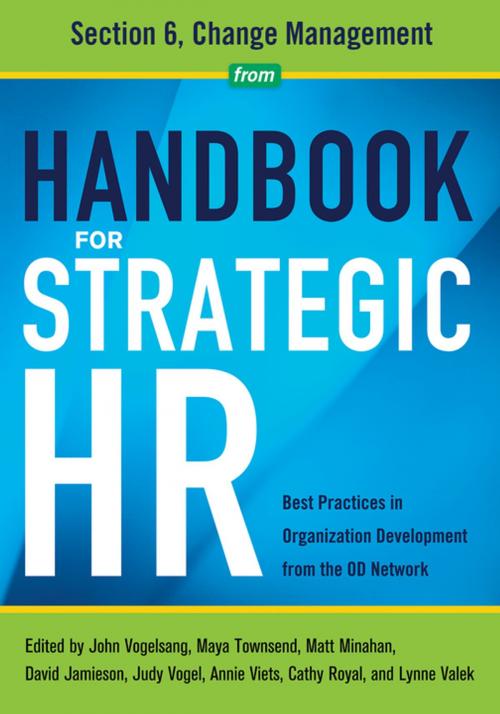 Cover of the book Handbook for Strategic HR - Section 6 by OD Network, John Vogelsang PhD, Maya Townsend, Matt Minahan, David Jamieson, Judy Vogel, Annie Viets, Cathy Royal, Lynne Valek, AMACOM