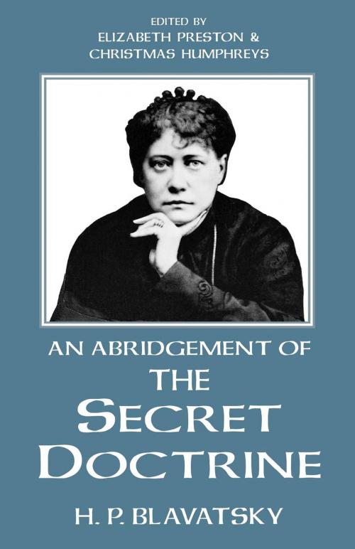 Cover of the book An Abridgement of the Secret Doctrine by H P Blavatsky, Quest Books