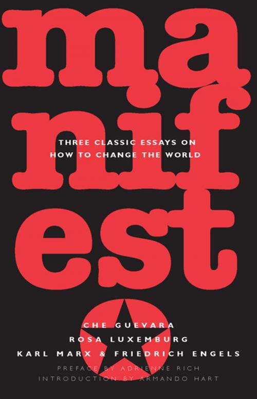 Cover of the book Manifesto by Ernesto Che Guevara, Friedrich Engels, Karl Marx, Rosa Luxemburg, Ocean Press