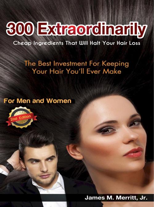 Cover of the book 300 Extraordinarily Cheap Ingredients That Will Halt Your Hair Loss by James Merritt, James Merritt