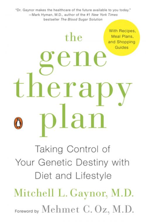 Cover of the book The Gene Therapy Plan by Mitchell L. Gaynor, MD, Penguin Publishing Group
