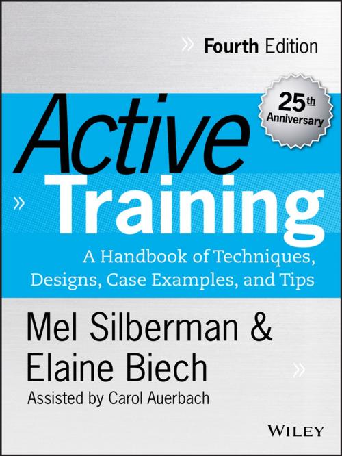 Cover of the book Active Training by Melvin L. Silberman, Elaine Biech, Wiley