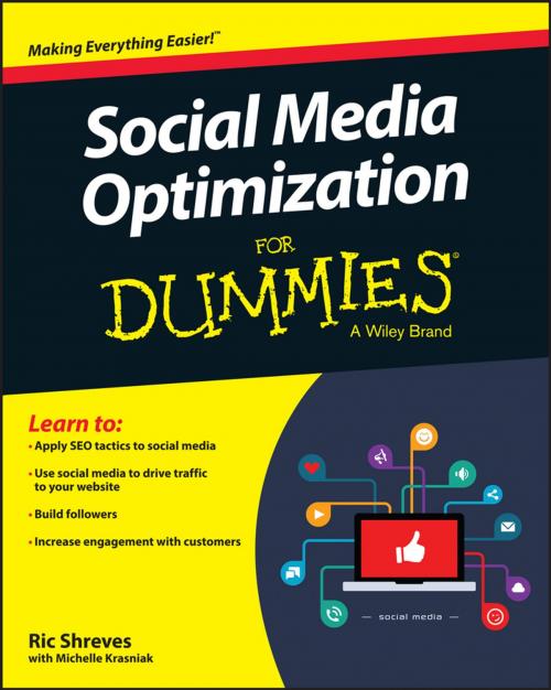 Cover of the book Social Media Optimization For Dummies by Ric Shreves, Wiley