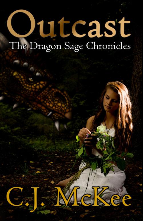 Cover of the book Outcast: The Dragon Sage Chronicles by CJ McKee, CJ McKee