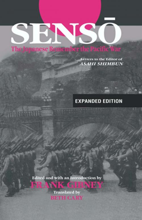 Cover of the book Senso: The Japanese Remember the Pacific War by Frank Gibney, Beth Cary, Taylor and Francis