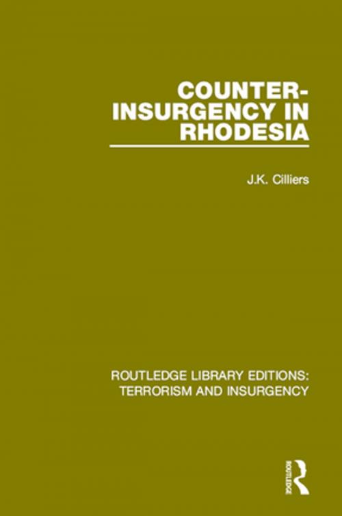 Cover of the book Counter-Insurgency in Rhodesia (RLE: Terrorism and Insurgency) by Jakkie Cilliers, Taylor and Francis