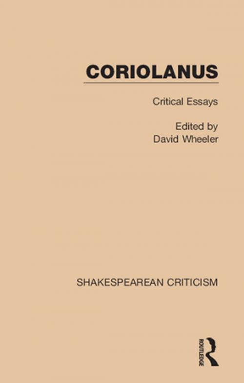 Cover of the book Coriolanus by , Taylor and Francis