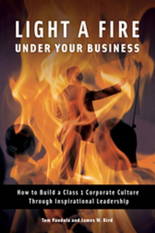 Cover of the book Light a Fire Under Your Business: How to Build a Class 1 Corporate Culture Through Inspirational Leadership by Tom Pandola, James W. Bird, ABC-CLIO