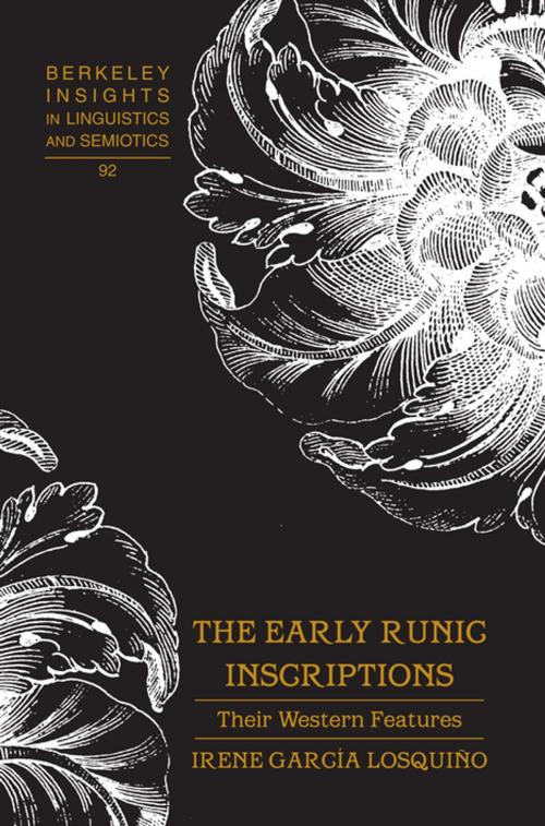 Cover of the book The Early Runic Inscriptions by Irene García Losquiño, Peter Lang