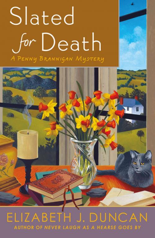 Cover of the book Slated for Death by Elizabeth J. Duncan, St. Martin's Press