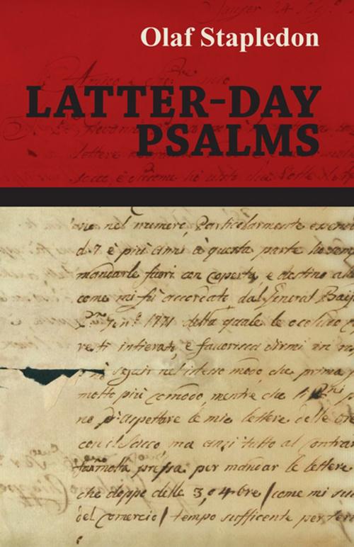 Cover of the book Latter-Day Psalms by Olaf Stapledon, Read Books Ltd.