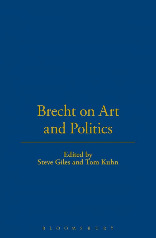 Cover of the book Brecht On Art And Politics by Bertolt Brecht, Bloomsbury Publishing