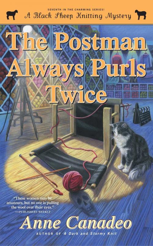 Cover of the book The Postman Always Purls Twice by Anne Canadeo, Gallery Books
