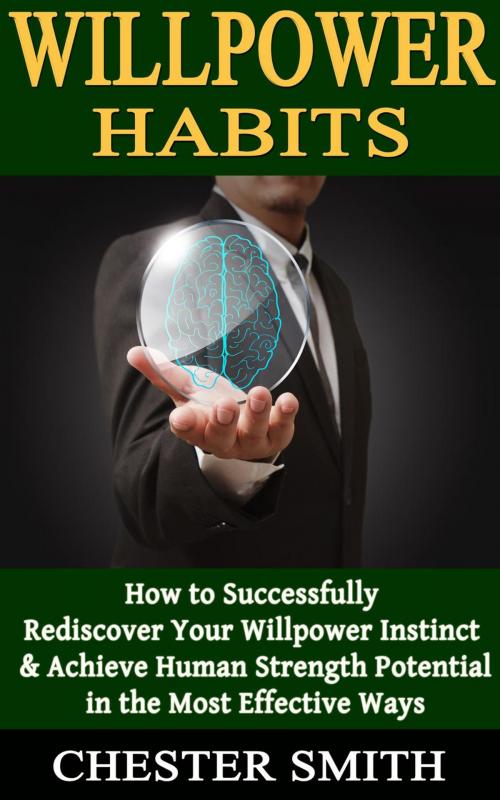 Cover of the book Willpower: How to Successfully Rediscover Your Willpower Instinct and Achieve Human Strength Potential in the Most Effective Ways by Chester Smith, Chester Smith