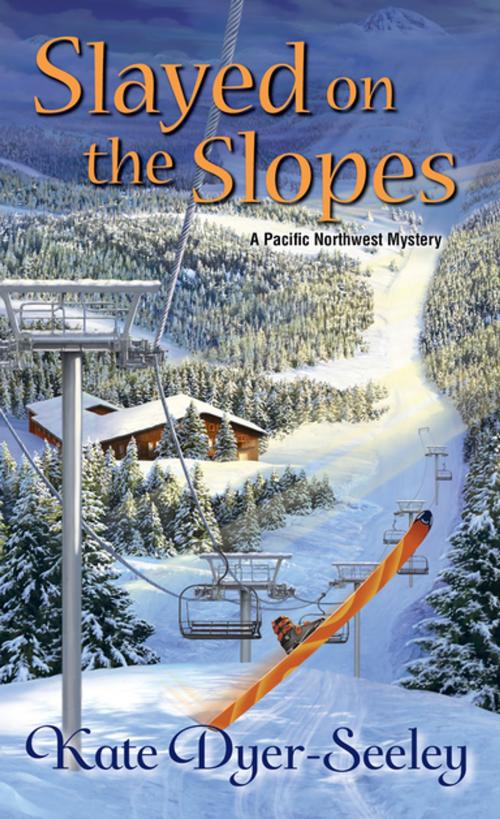 Cover of the book Slayed on the Slopes by Kate Dyer-Seeley, Kensington Books