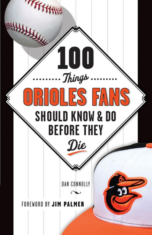 Cover of the book 100 Things Orioles Fans Should Know & Do Before They Die by Dan Connolly, Triumph Books