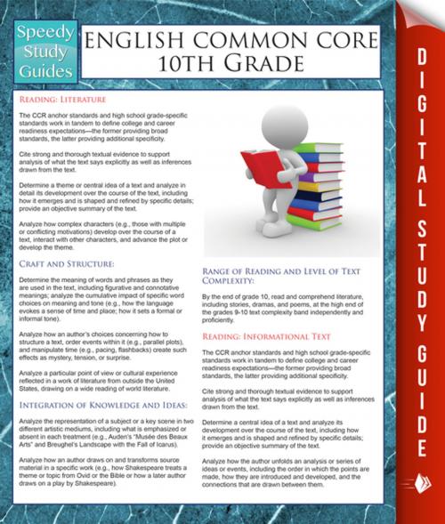 Cover of the book English Common Core 10th Grade (Speedy Study Guides) by Speedy Publishing, Speedy Publishing LLC