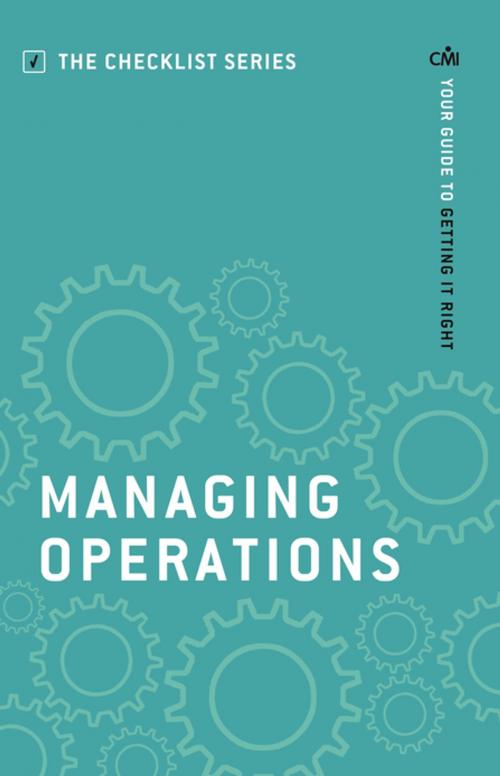 Cover of the book Managing Operations by Books Chartered Management Institute, Profile