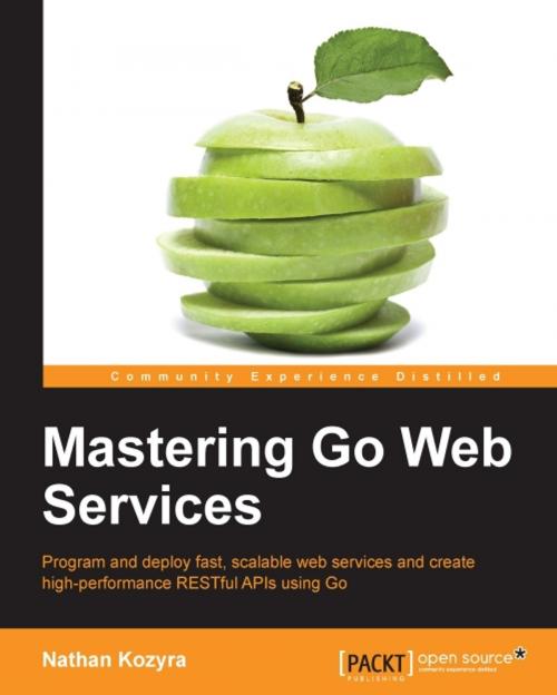 Cover of the book Mastering Go Web Services by Nathan Kozyra, Packt Publishing
