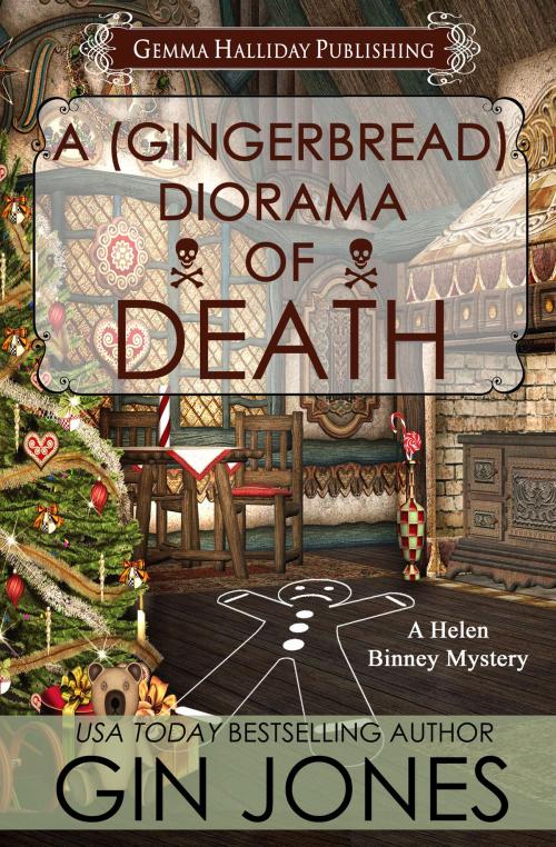Cover of the book A (Gingerbread) Diorama of Death by Gin Jones, Gemma Halliday Publishing