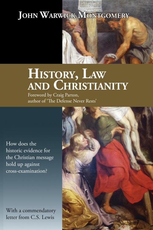 Cover of the book History, Law and Christianity by John Warwick Montgomery, New Reformation Publications