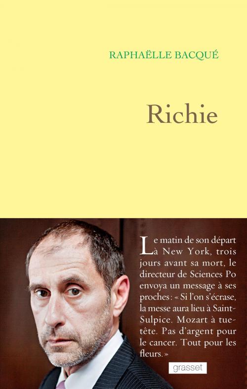 Cover of the book Richie by Raphaëlle Bacqué, Grasset