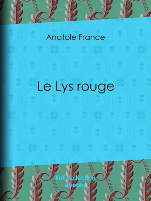 Cover of the book Le Lys rouge by Anatole France, BnF collection ebooks
