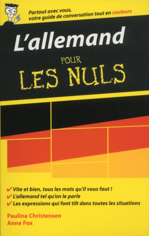 Cover of the book L'allemand - Guide de conversation pour les Nuls, 2ème édition by Paulina CHRISTENSEN, edi8