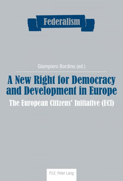 Cover of the book A New Right for Democracy and Development in Europe by , Peter Lang