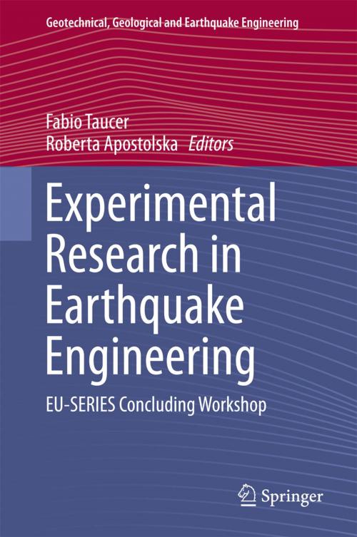 Cover of the book Experimental Research in Earthquake Engineering by , Springer International Publishing