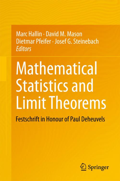 Cover of the book Mathematical Statistics and Limit Theorems by , Springer International Publishing