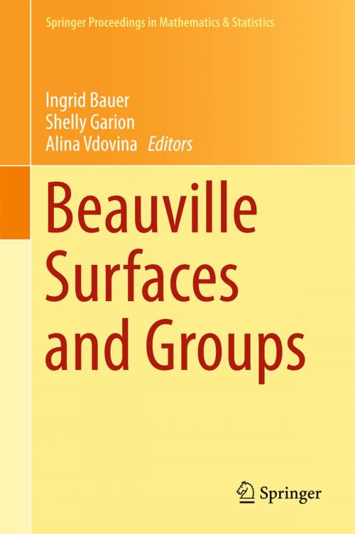 Cover of the book Beauville Surfaces and Groups by , Springer International Publishing