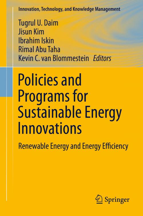 Cover of the book Policies and Programs for Sustainable Energy Innovations by , Springer International Publishing