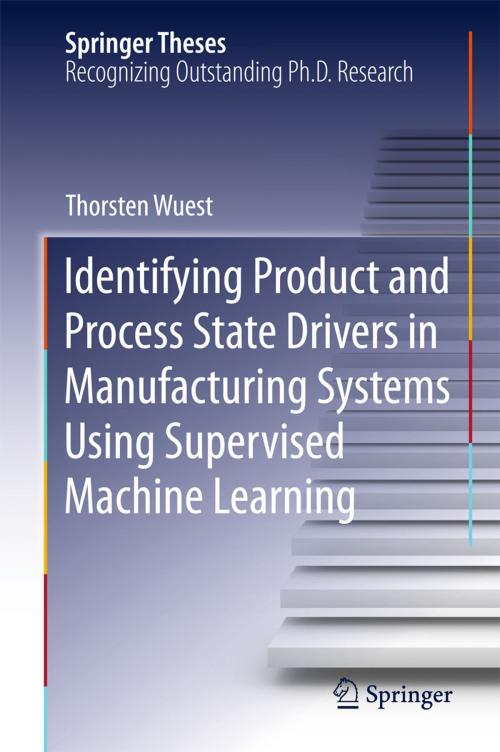 Cover of the book Identifying Product and Process State Drivers in Manufacturing Systems Using Supervised Machine Learning by Thorsten Wuest, Springer International Publishing