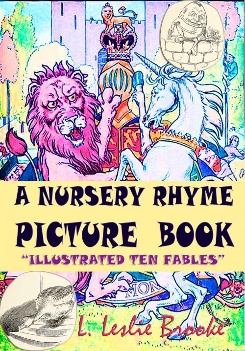 Cover of the book A Nursery Rhyme Picture Book by L. Leslie Brooke, eKitap Projesi