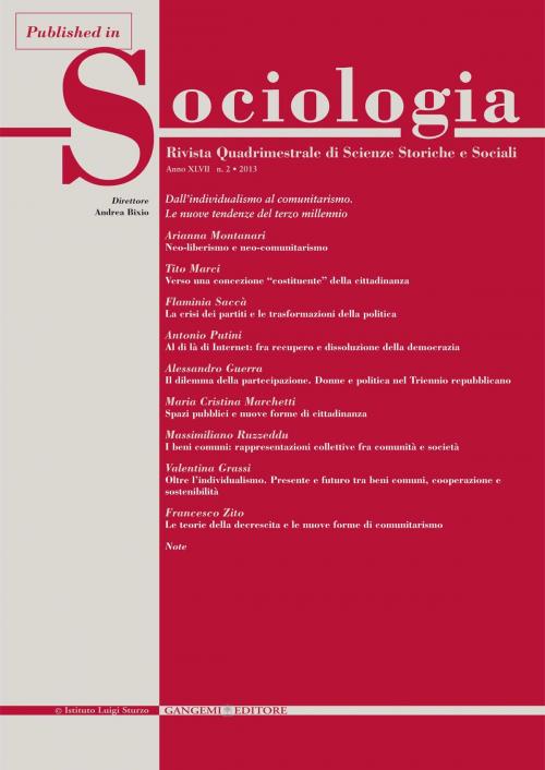 Cover of the book Il dilemma della partecipazione. Donne e politica nel Triennio repubblicano by Alessandro Guerra, Gangemi Editore