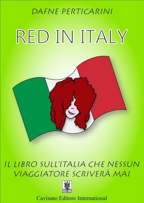 Cover of the book Red in Italy by Dafne Perticarini, Cavinato Editore