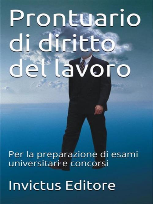 Cover of the book Prontuario di Diritto del Lavoro by AA. VV., Invictus Editore