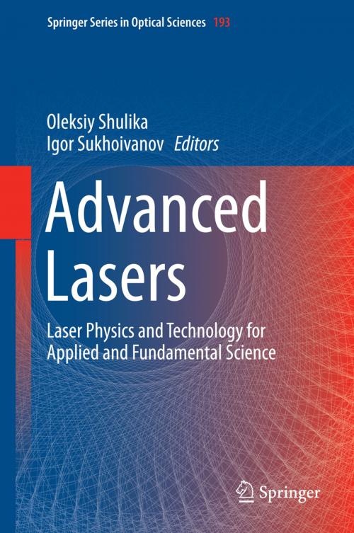 Cover of the book Advanced Lasers by , Springer Netherlands