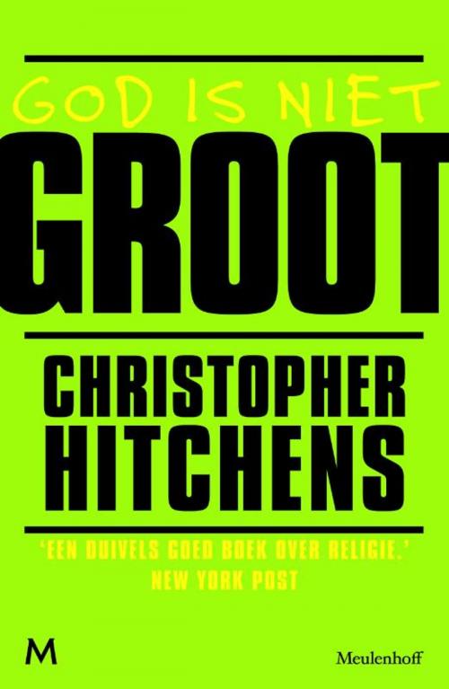 Cover of the book God is niet groot by Christopher Hitchens, Meulenhoff Boekerij B.V.