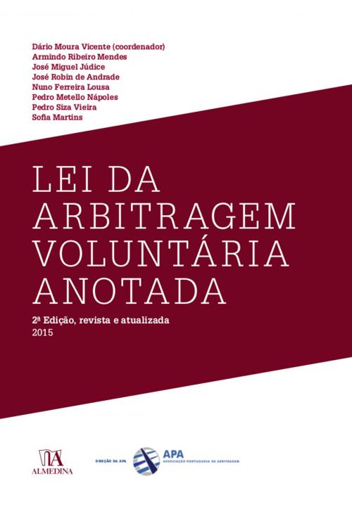 Cover of the book Lei da Arbitragem Voluntária Anotada - 2.ª Edição by Armindo Ribeiro Mendes Dário Moura Vicente, Almedina
