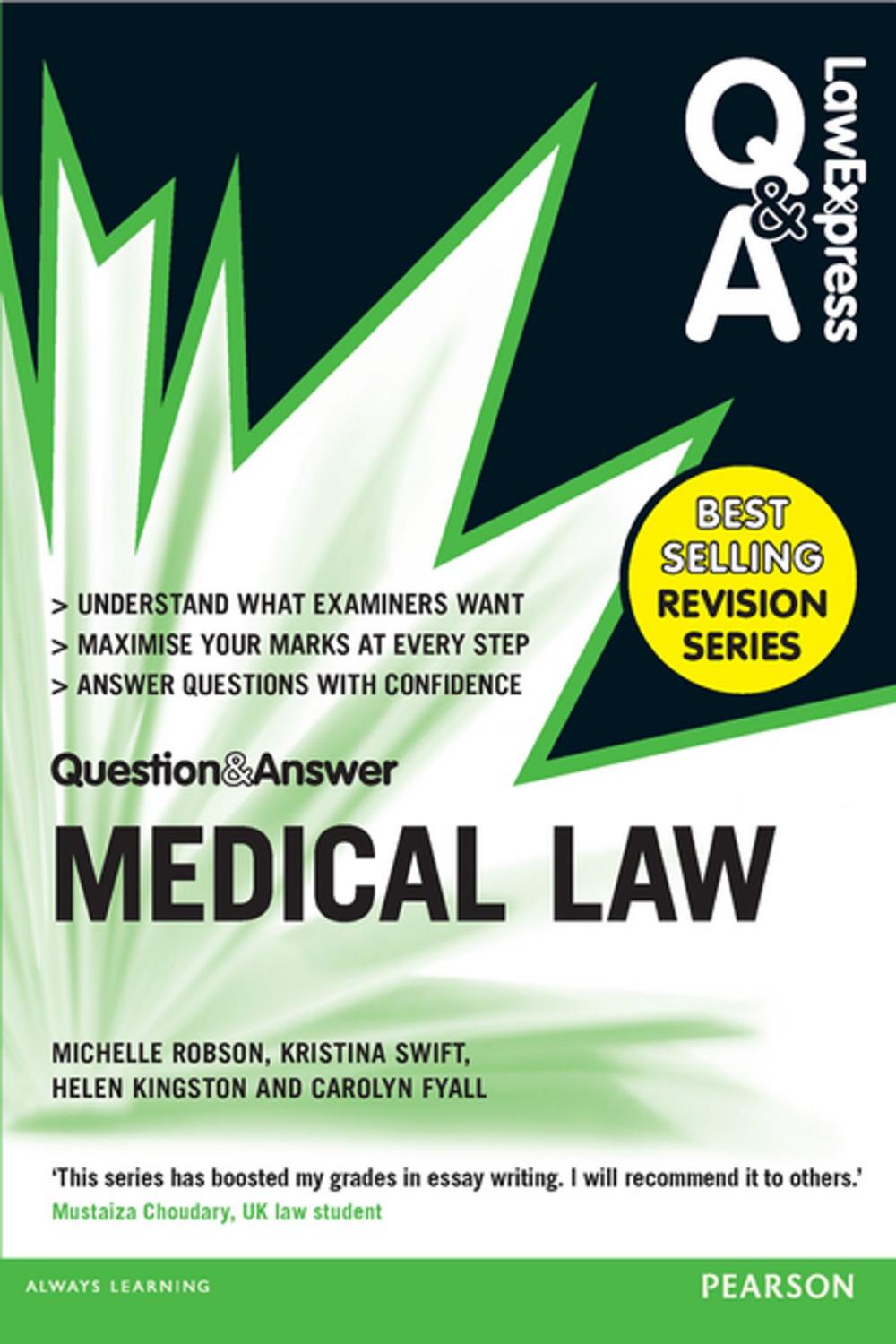 Big bigCover of Law Express Question and Answer: Medical Law