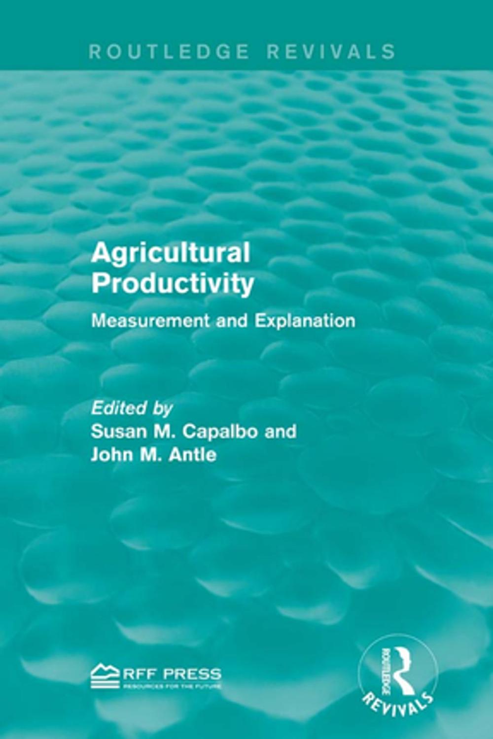 Big bigCover of Agricultural Productivity