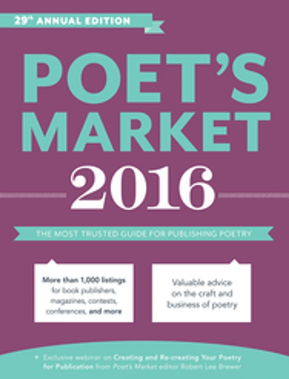 Big bigCover of Poet's Market 2016