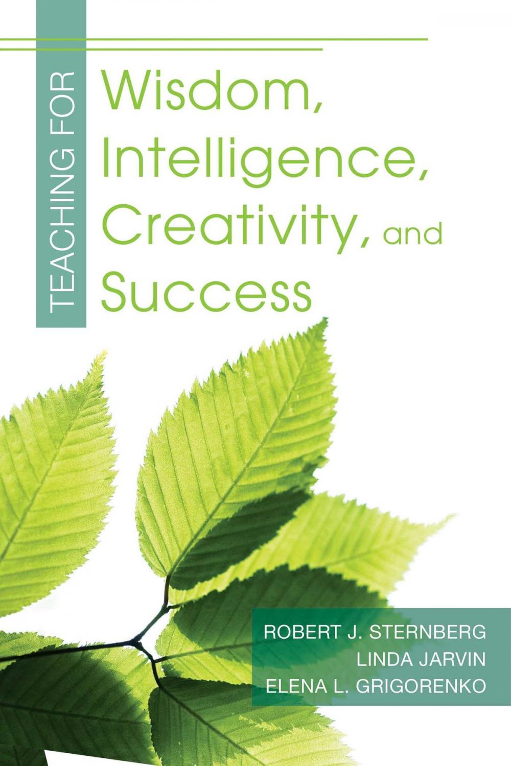 Big bigCover of Teaching for Wisdom, Intelligence, Creativity, and Success