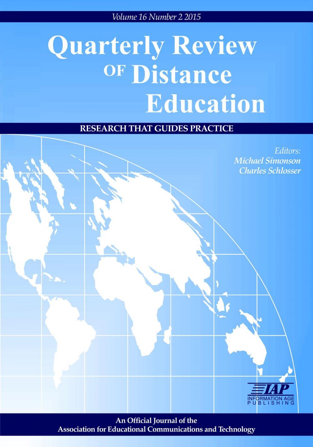 Big bigCover of Quarterly Review of Distance Education Journal Issue