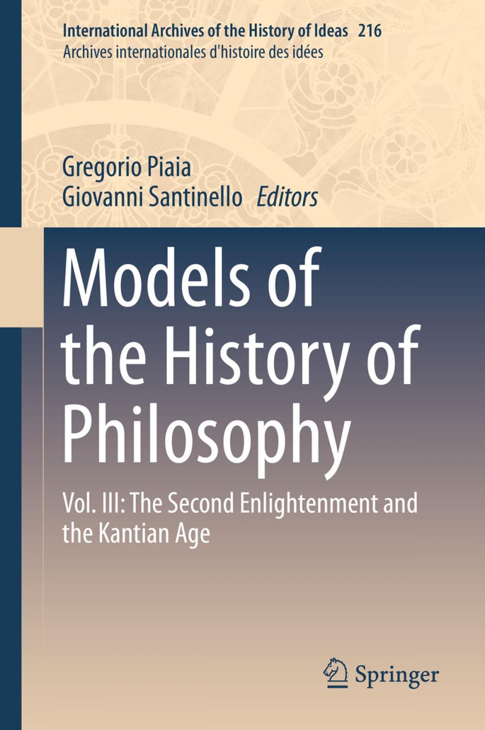 Big bigCover of Models of the History of Philosophy