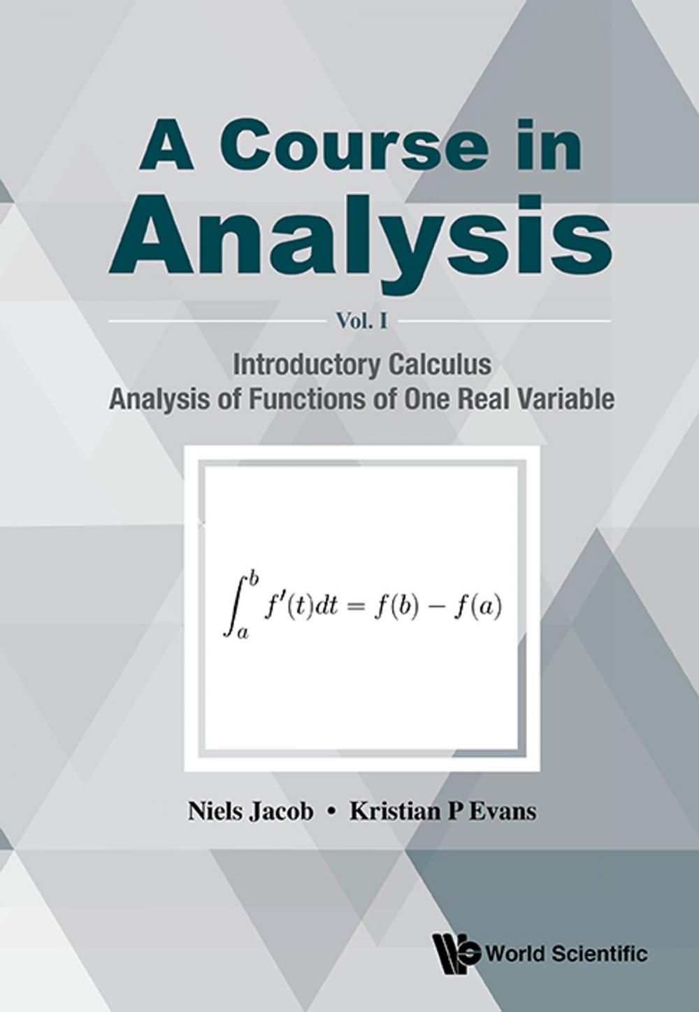 Big bigCover of A Course in Analysis