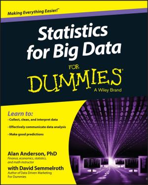 Cover of the book Statistics for Big Data For Dummies by Irving B. Weiner, John R. Graham, Jack A. Naglieri